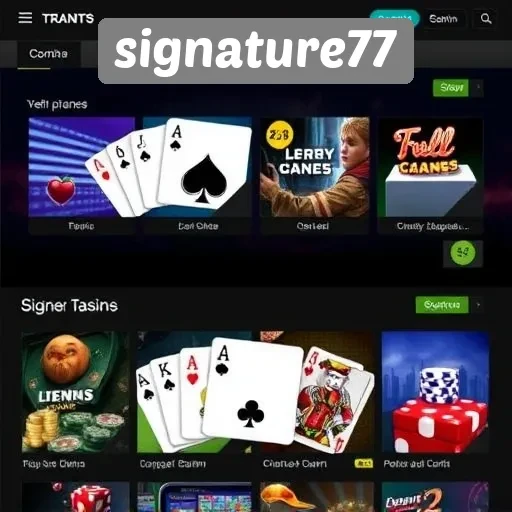 Mengenal Signature77 sebagai Platform Game Terpercaya